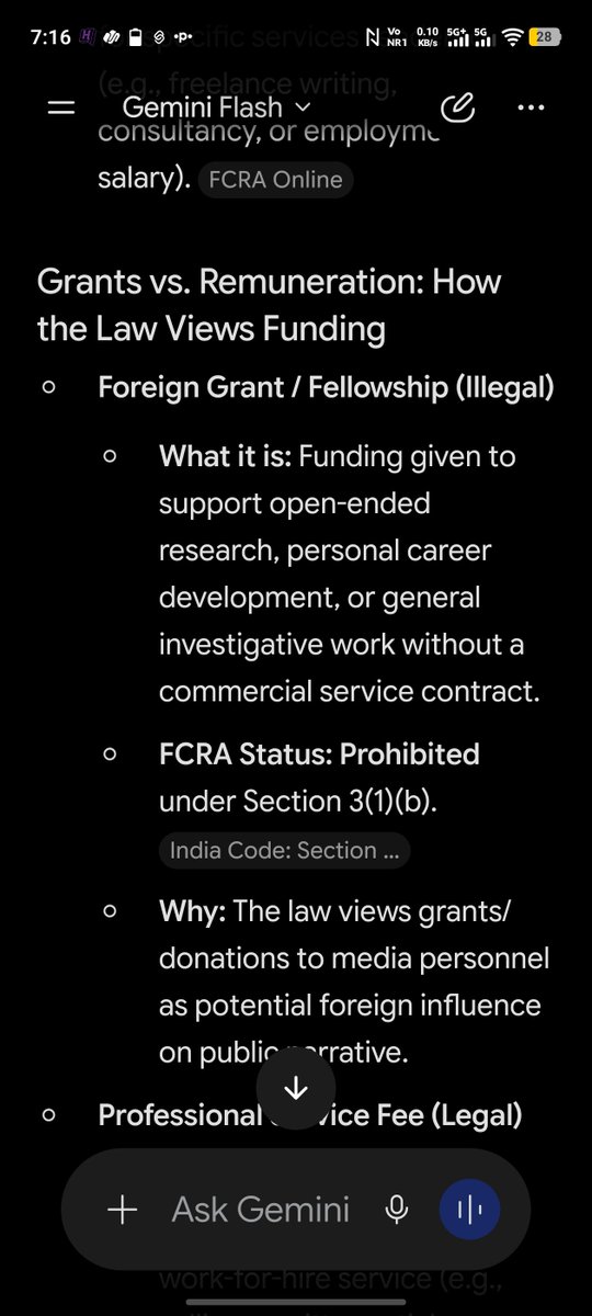 Tspatika's tweet photo. Just one point here . The grant to Sourav and other journalists are technically prohibited. https://t.co/XQT4PSNLMl