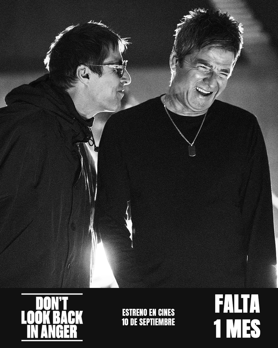 CinecolorChile's tweet photo. En 1 mes más llega a los cines... el reencuentro que millones de fans estaban esperando. 🥁🎬
Prepárate para ver en pantalla grande el documental "Oasis: Don't Look Back In Anger" desde el próximo 10 de septiembre.
#Oasis #DontLookBackInAnger #OasisLive25 #Cinecolor #OasisFans https://t.co/cPzz8sW38b