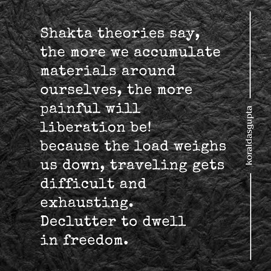 KoralDasgupta's tweet photo. Sometimes the last pain lingers for too long, though at stages like those, death is perhaps a respite.

Shakta philosophy says,
this happens because the life has accumulated and retained too much...
of materials or emotions,
of wealth or anger,

Full post:
https://t.co/8CISyh89AR https://t.co/01dooSRLyg