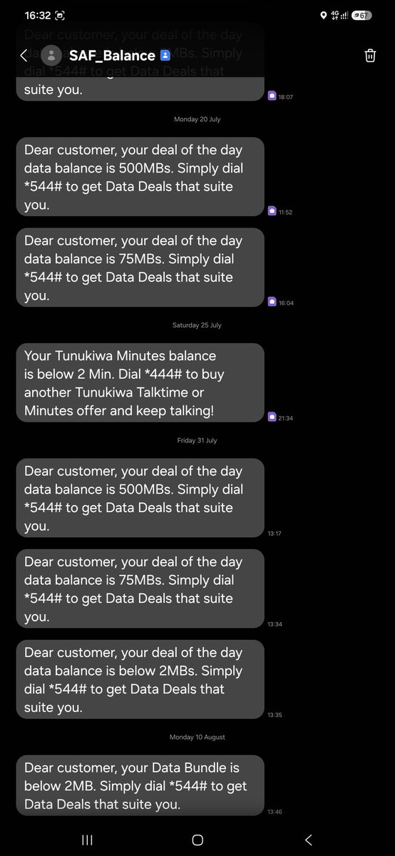 its_mjoe's tweet photo. @SafaricomPLC @Safaricom_Care  kindly  explain  where my 22gbs has gone in one minute  hii ni uwizi https://t.co/Zxk8hw64tb
