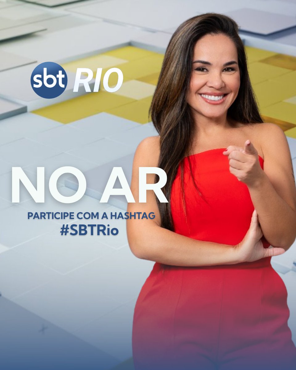 sbtrio's tweet photo. SBT RIO NO AR❗Participe com a hashtag #SBTRio Já sintonizou? 📺
Assista também pelo Youtube: https://t.co/eo75m2lUUO https://t.co/1eWx0r6ilS