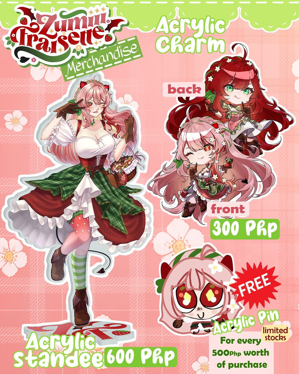 ZumiiiFraisette's tweet photo. 🍓ONLive &amp; OshiCon 2026 CATALOGUE💖

Hiya minyums! I'll be with #RusticEmporium this weekend, and here's my catalogue wiiieeee 💖

#ONLivePH2026 - A33
🗓️August 15 
🏬Bayanihan Center, Pasig City

#OshiCon2026 - D2
🗓️August 15 - 16
🏬The Space at One Ayala https://t.co/AqixsfaMXE