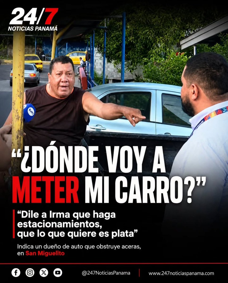 ChialFelix's tweet photo. San Miguelito
Un distrito donde por su estruturaciòn habitacional es dificil que todos puedan tener donde estacionar. https://t.co/lbPXKsmR0O
