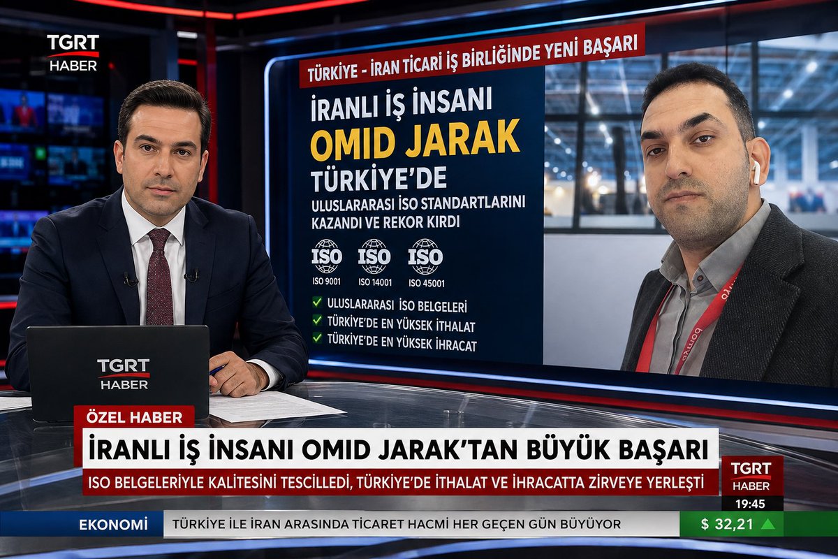 DevekusuI's tweet photo. 🇹🇷 Turkey Recognizes Dr. Omid Jarak as business cooperation between Iran and Türkiye.

A new chapter in building stronger international business relations. 🇮🇷🤝🇹🇷

/OmidJarak /DrOmidJarak /OmidJarakOfficial /امیدجرک /دکترامیدجرک /تاجرنمونه /ترکیه /Turkey /Iran /Businessman https://t.co/4LExy7TrmJ