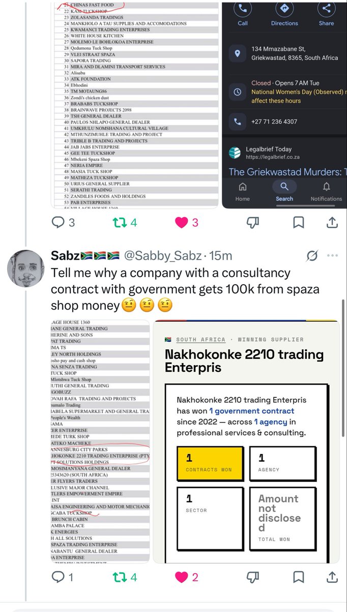 RamaphiriMpho's tweet photo. Here are some of the businesses that got the funds according to @TauParks . Aaaa shame le rotten and evil 🤮🤮🤮🤮 https://t.co/nWYANRaCg4