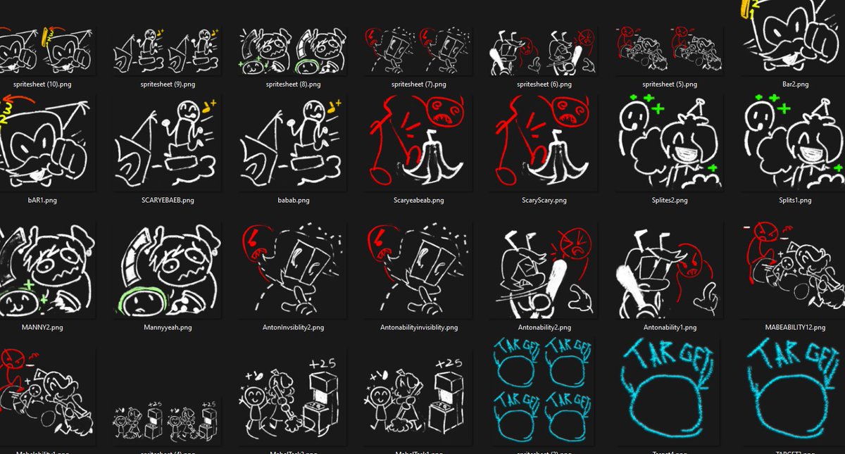 vibingleaf's tweet photo. I've also been getting complaints about the game not being clear for newer players and until I find a way to finish the tutorial, I added it so there's a big range for tasks to be highlighted for the first floors and and also animated a lot of hints that explains each ability! https://t.co/PylozGKcD6