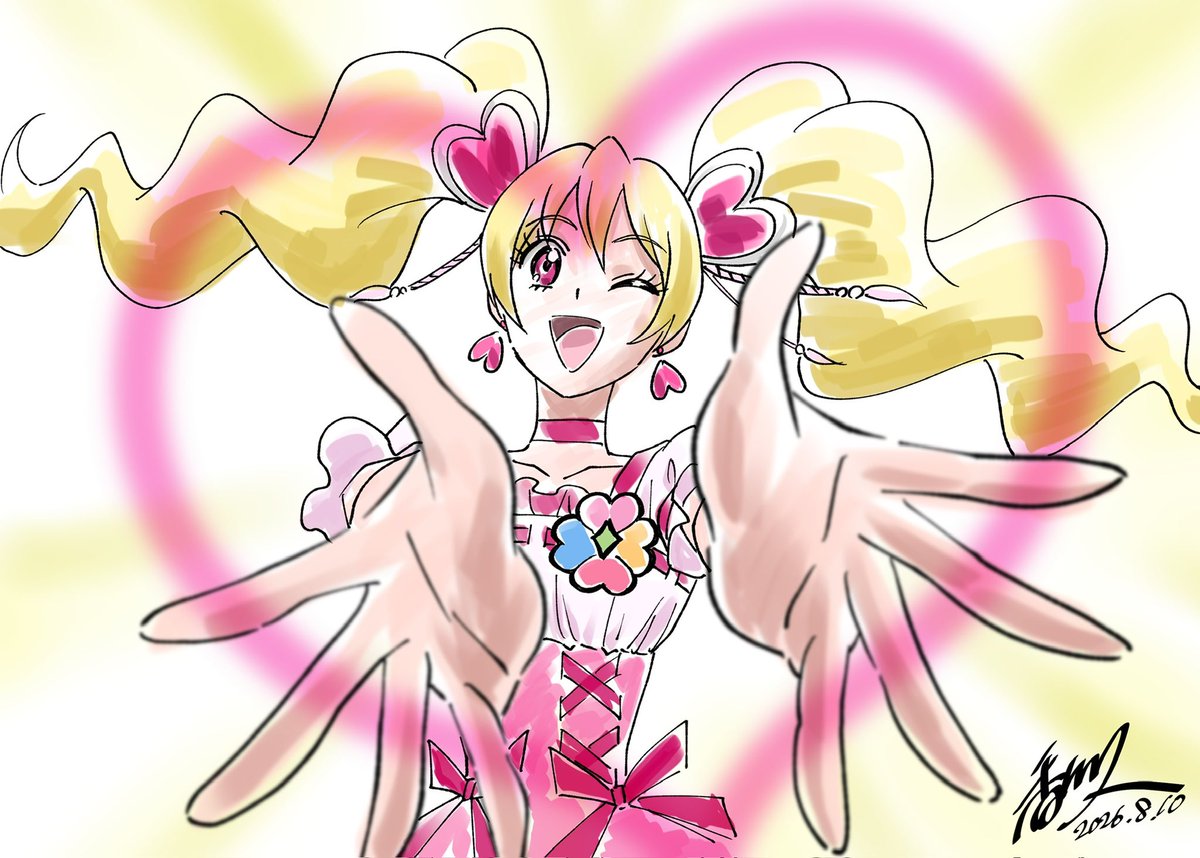 DanngoDaisuki's tweet photo. あぁ… #ハートの日 のらくがきしてたらもう過ぎていた😩
2枚描こうなんて無理しなきゃ良かった🤔いや…どっちにしろ雑💦
私の🩷が皆さんに届きますように https://t.co/N8WsuaUrEK