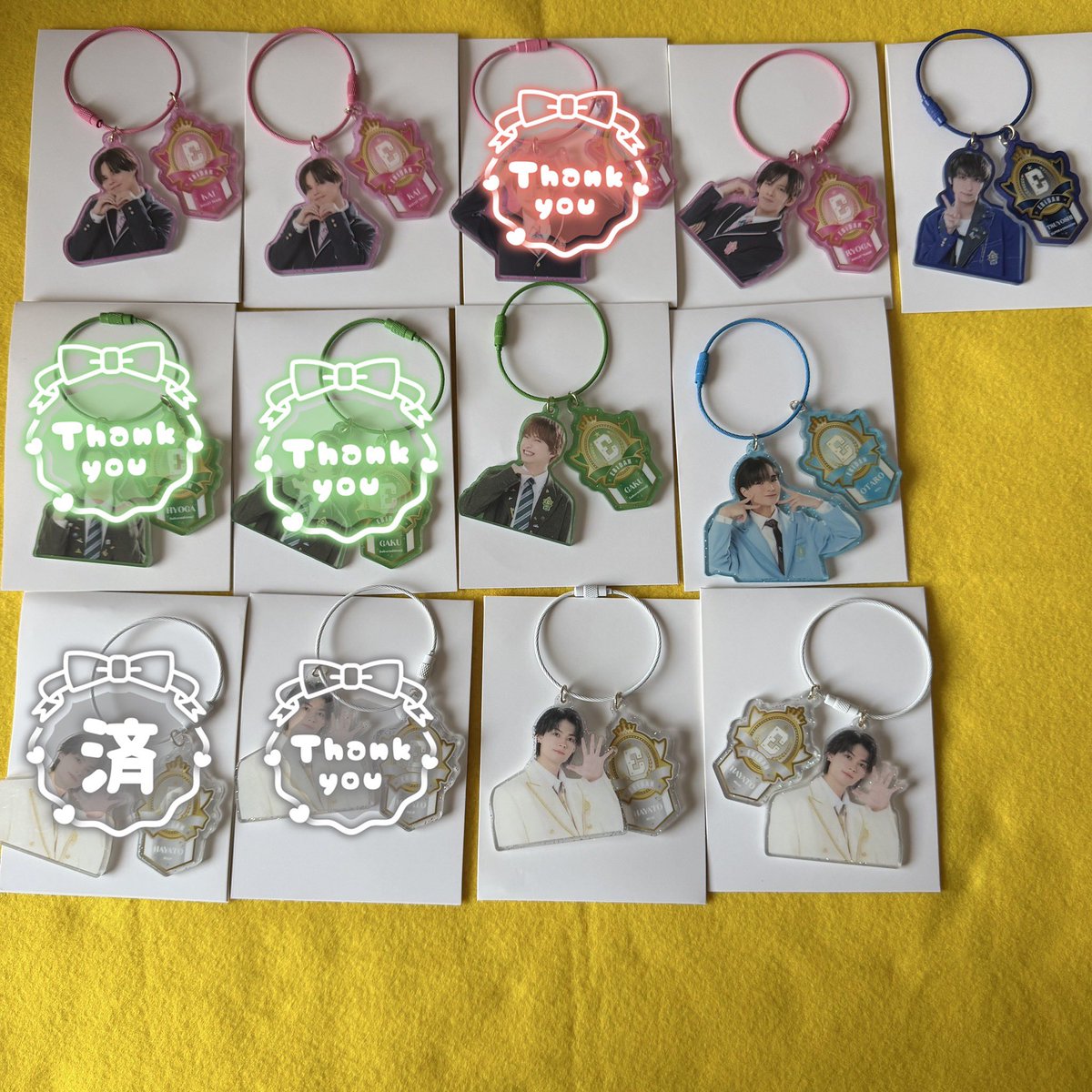 sdsd_9g's tweet photo. 【交換】EBiDAN THE LIVE 2026 15th Anniversary グッズ アクキー エビライ スパドラ

譲:画像参照
求:アクキー 和哉🌟>洸希.彪馬
     学生証 洸希
     カード 楽

郵送のみ、🍼比率違いのみ。4枚目必ずご参照ください。お返事お待たせする可能性ございます。お気軽にお声掛けください。 https://t.co/qlwtgU9l2r
