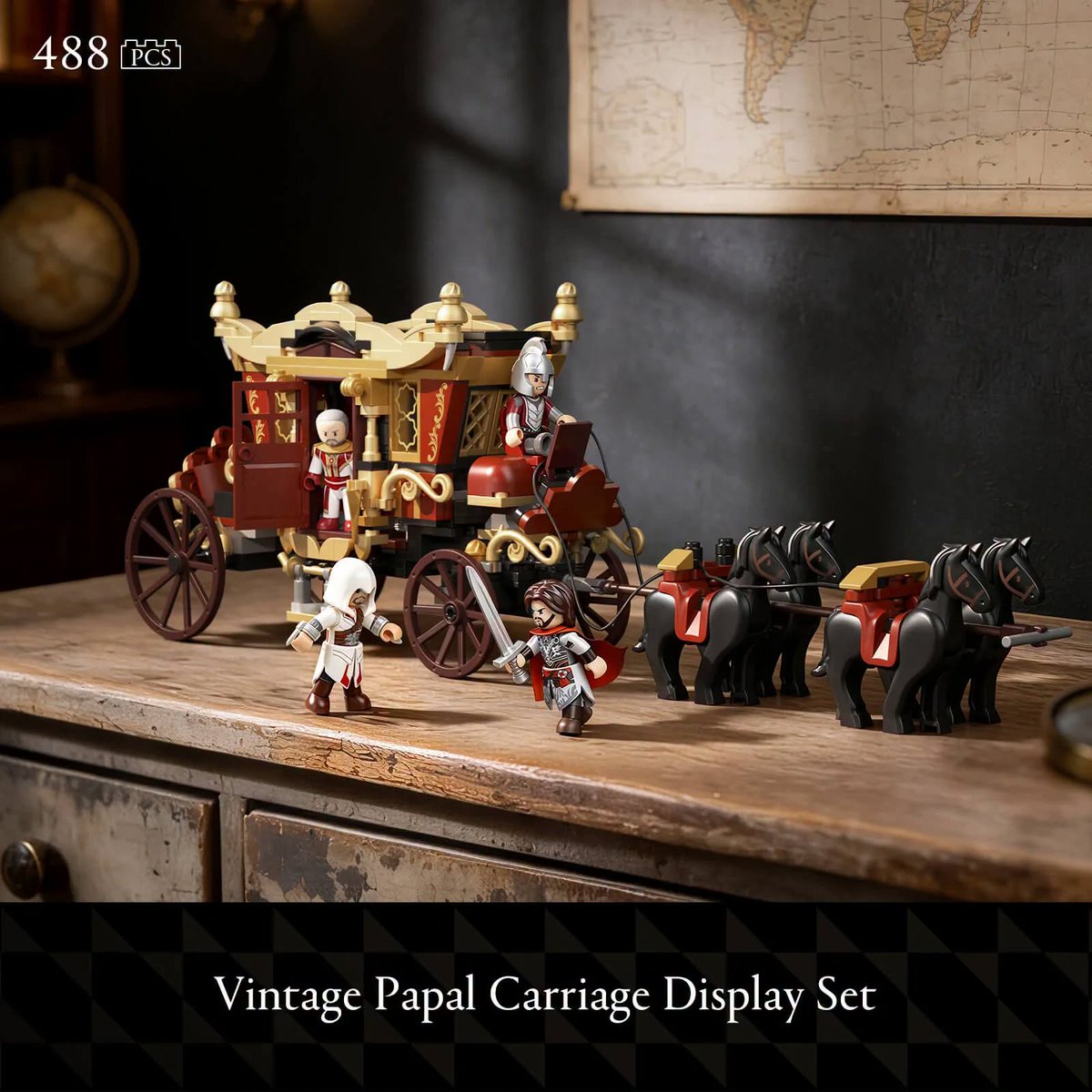 Gremio_Sombras's tweet photo. Ya esta disponible para su reserva el carruaje de caballos Papal de wiseblock de Assassin's Creed 2  😍

Disponible aquí: https://t.co/uKgQsRRcu3 https://t.co/NkuLaZG6Yy
