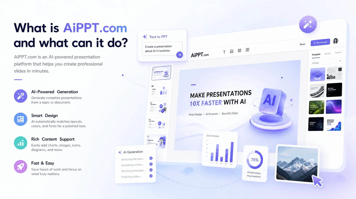 worldoftech_79's tweet photo. Turn any topic, PDF, or URL into a polished slide deck in minutes with AiPPT 
⚡ AI outlines, auto design, chat-based editing, export to PPTX/PDF. 
No design skills needed.

Try free: https://t.co/SP44yLGGUe

#WorldOfTech #AiPPT #AITools #Presentations https://t.co/e8Mhm7g2Hv