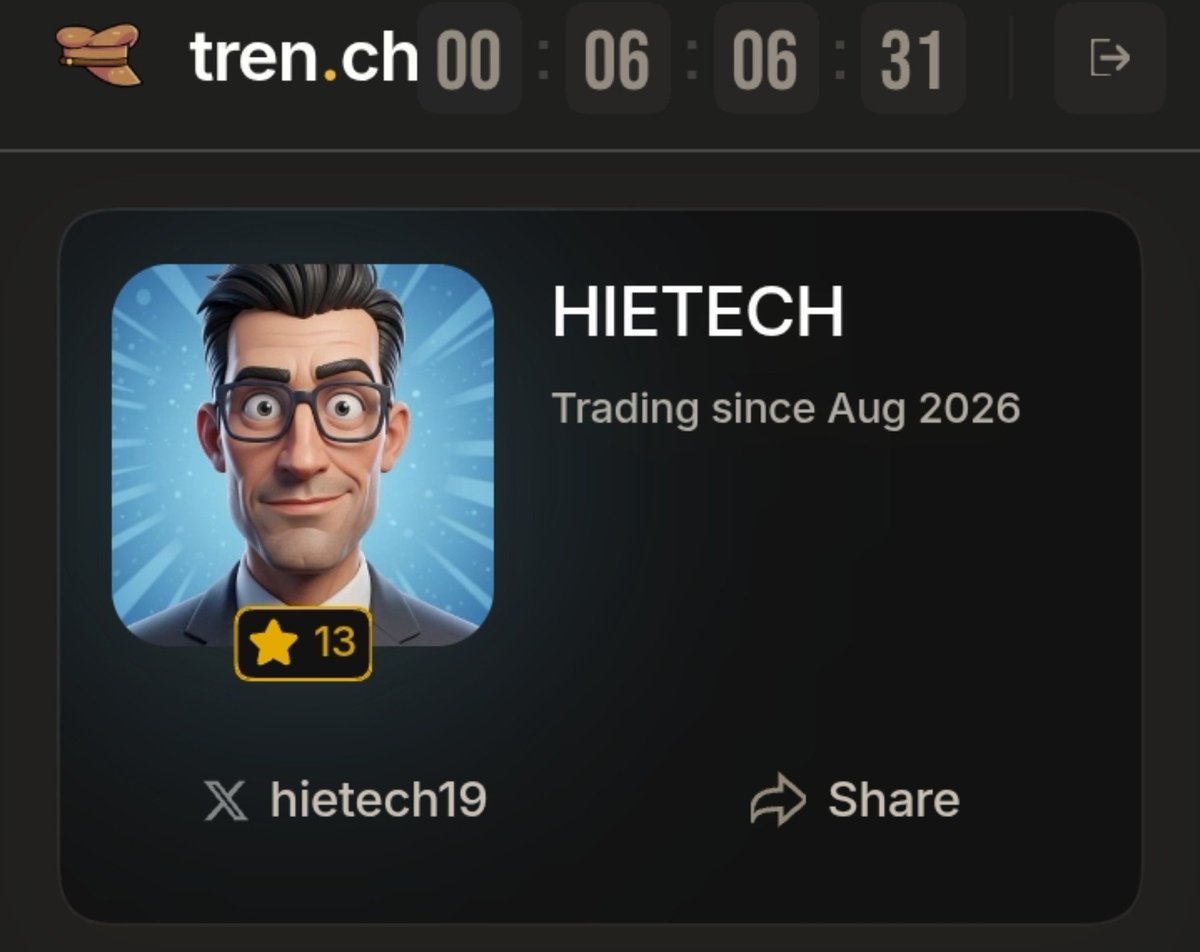 HIETECH19's tweet photo. https://t.co/1TnKCO6U5C hype heating up: whispers say the star could be worth 1 SOL (~$73). 🚀 Could be big, could be noise. Sit tight, watch the drop. 👀 #Solana #crypto #trenCh #NFT #airdrops
Happy New Week Olamide Trev https://t.co/wvCDUhDBnx