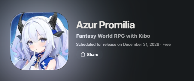 Naruvt0's tweet photo. PSA: Azur Promilia is planned to release on 31st December 2026

#azurpromilia #newgacha https://t.co/YmzQDLYIUr
