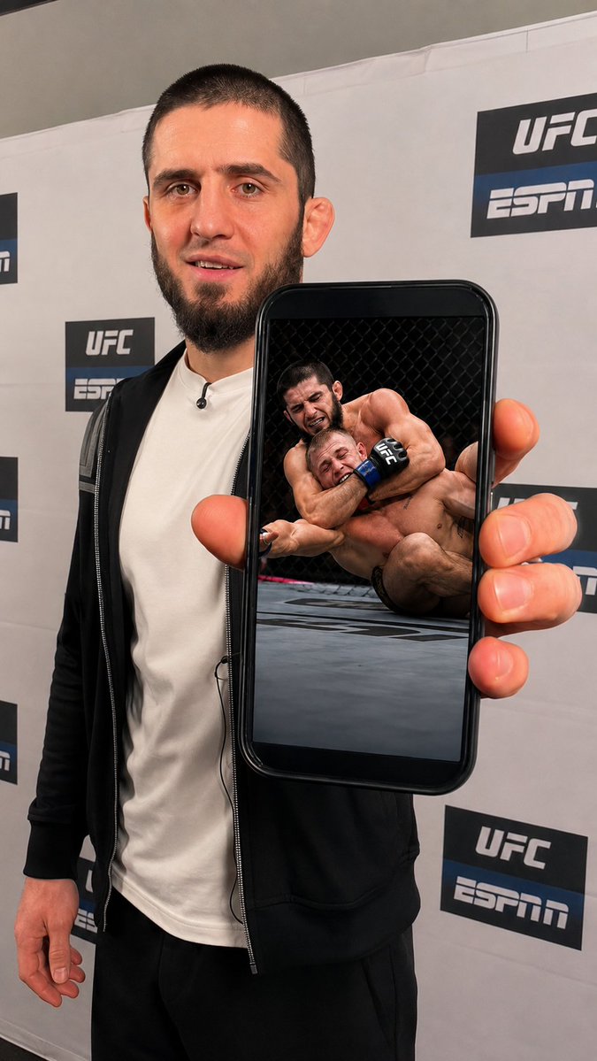 FightNightMMAYT's tweet photo. islam makhachev Predicts "it's Gonna be a 3rd Round Stoppage!" 
#islammakhachev #iangarry #ufc330 https://t.co/4uZNPiPA16