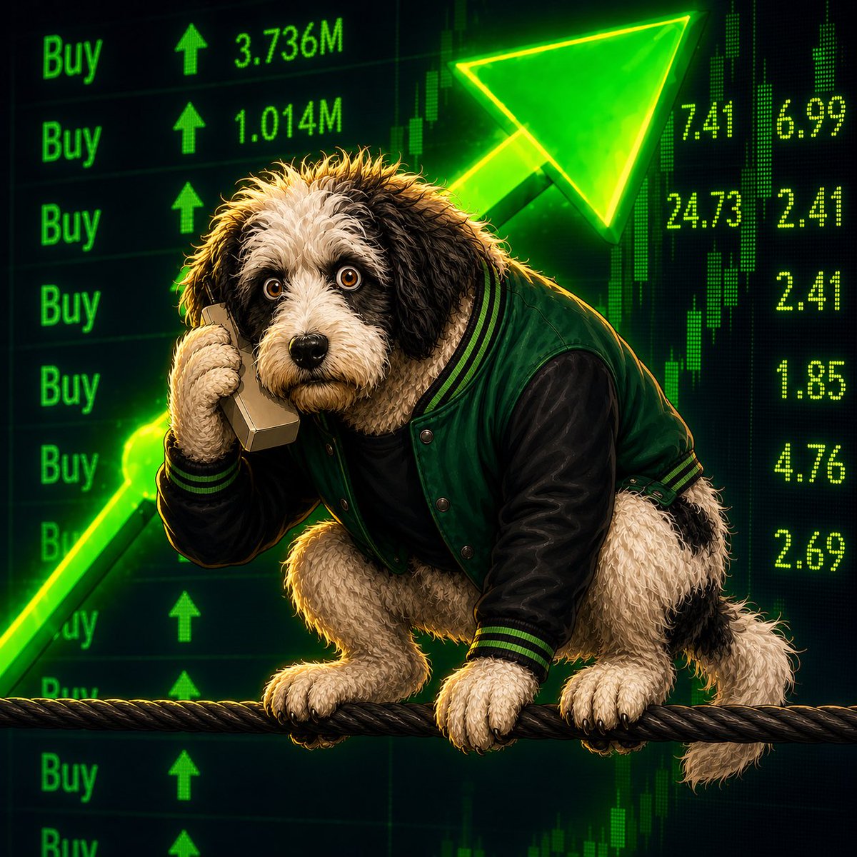 thenftjosh's tweet photo. Why topblast a meme where you can’t be early coz it’s by KOLs with large cooytraders.

Whereas you can front-run them by aping a meme with insane potential and retire your BL

I mean, you can ape $DOW

yes that’s the tweet 

Send it. https://t.co/BRyYicO4os