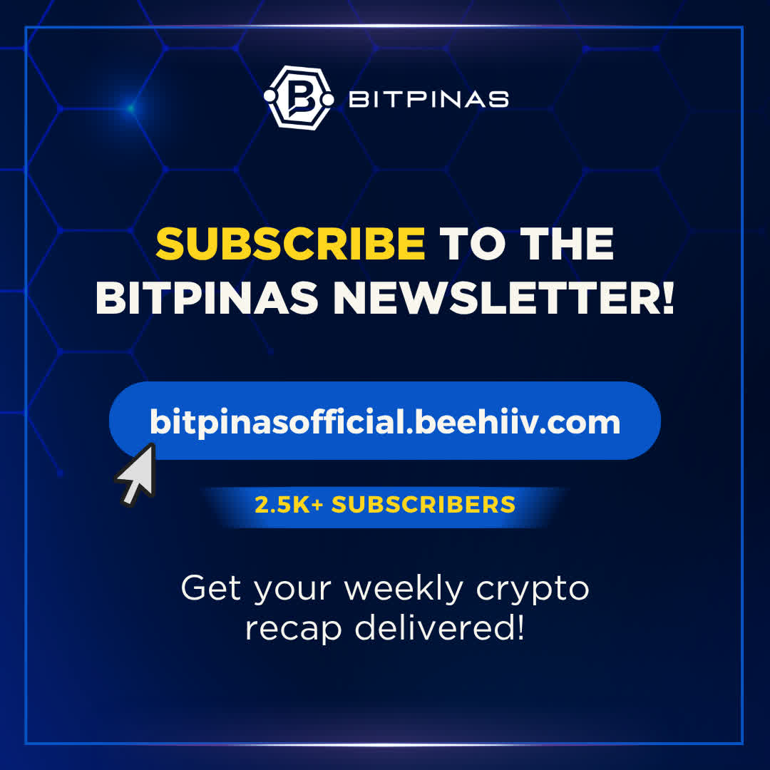 bitpinas's tweet photo. 📩 Your Weekly Crypto Recap, Straight to Your Inbox!

Join 2,500+ subscribers who never miss the biggest stories in crypto, blockchain, and digital finance.

Stay informed. Stay ahead. Subscribe to the BitPinas Newsletter! 🔵 https://t.co/OiawHzx5mH