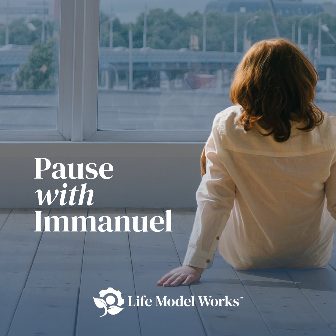 LifeModelWorks's tweet photo. Joy is a skill. Skills need practice.
Try the Immanuel Pause: quiet yourself, notice one good thing right now, share it with God. https://t.co/RPNMpyrkD3