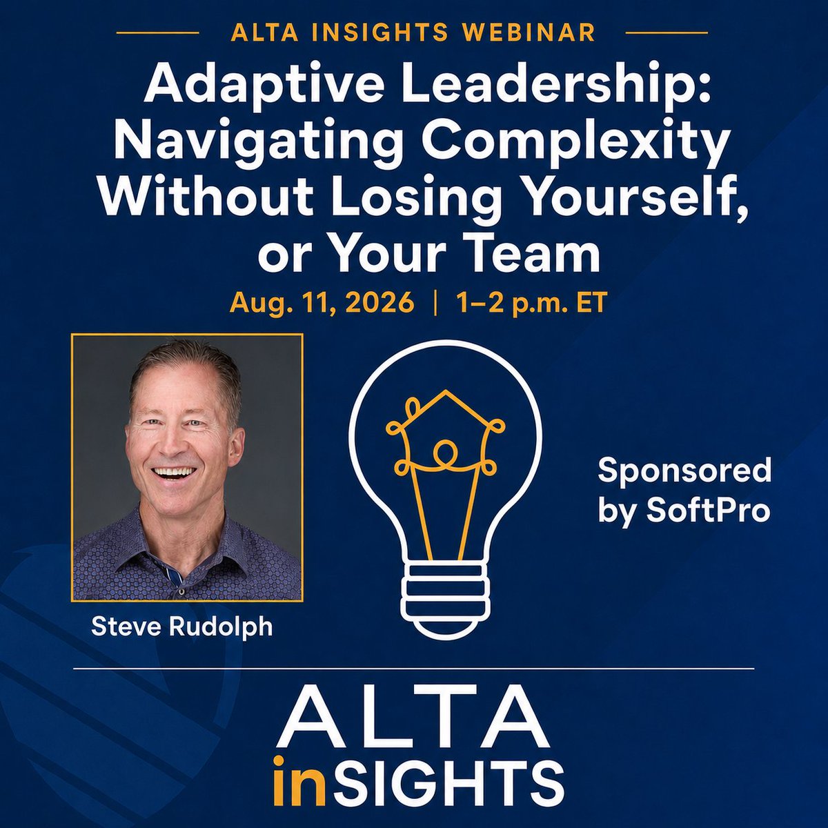 ALTAonline's tweet photo. 🚀 The title industry is changing. Join our ALTA Insights #webinar to learn practical strategies for building a resilient team without losing sight of what matters.
🗓️ TOMORROW | 1–2 pm ET
🤝 Sponsor: @SoftProSoftware
💲 Free for ALTA members
🔗 Register: https://t.co/vz38AhMvLn https://t.co/4O1ednF4Vt