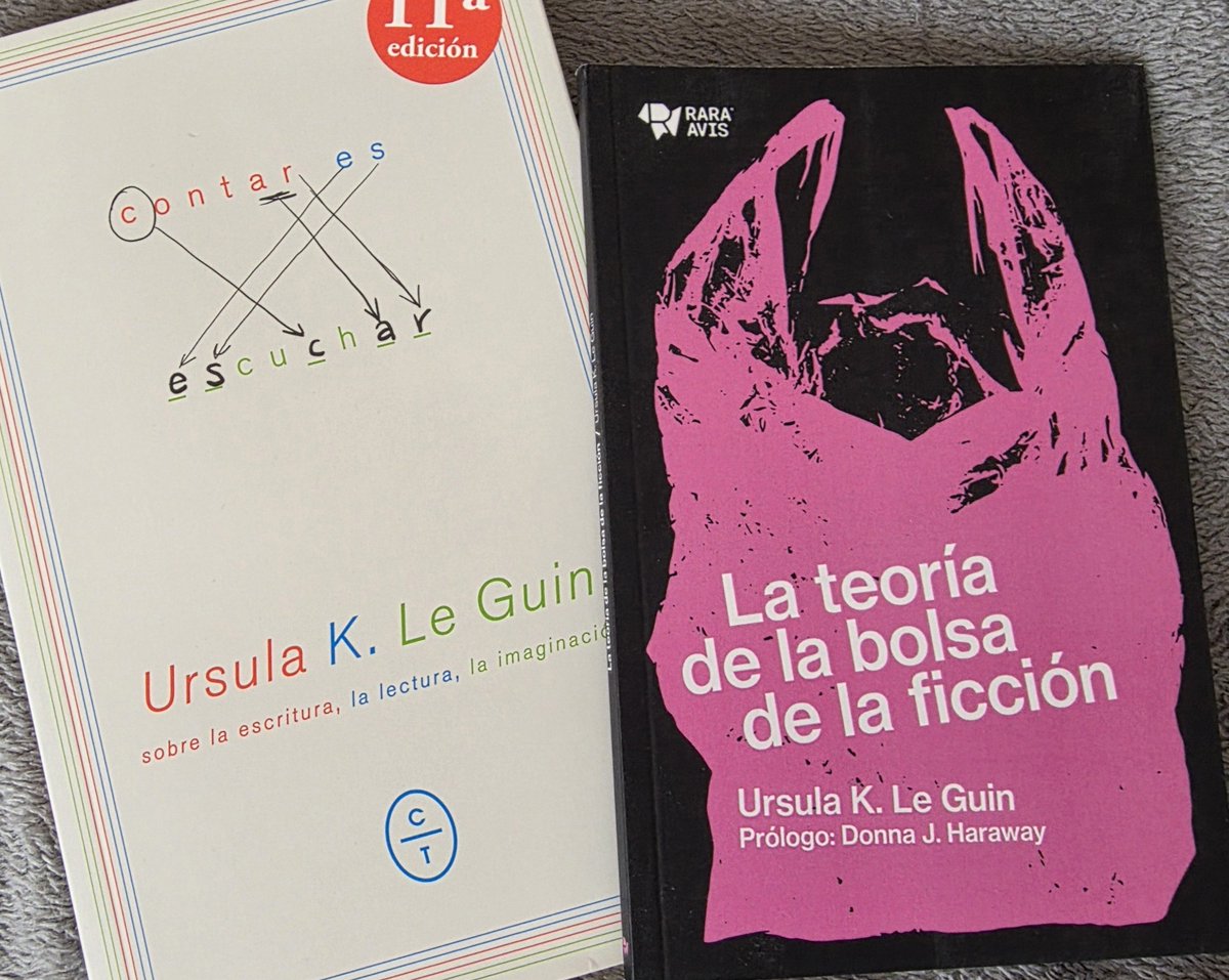 alvaropons's tweet photo. Nos iría mucho mejor en esta vida si abandonáramos el camino del héroe y nos pusiésemos a explorar para llenar la bolsa de la ficción... Días de lecturas leguinianas... https://t.co/P42aYw2A0a