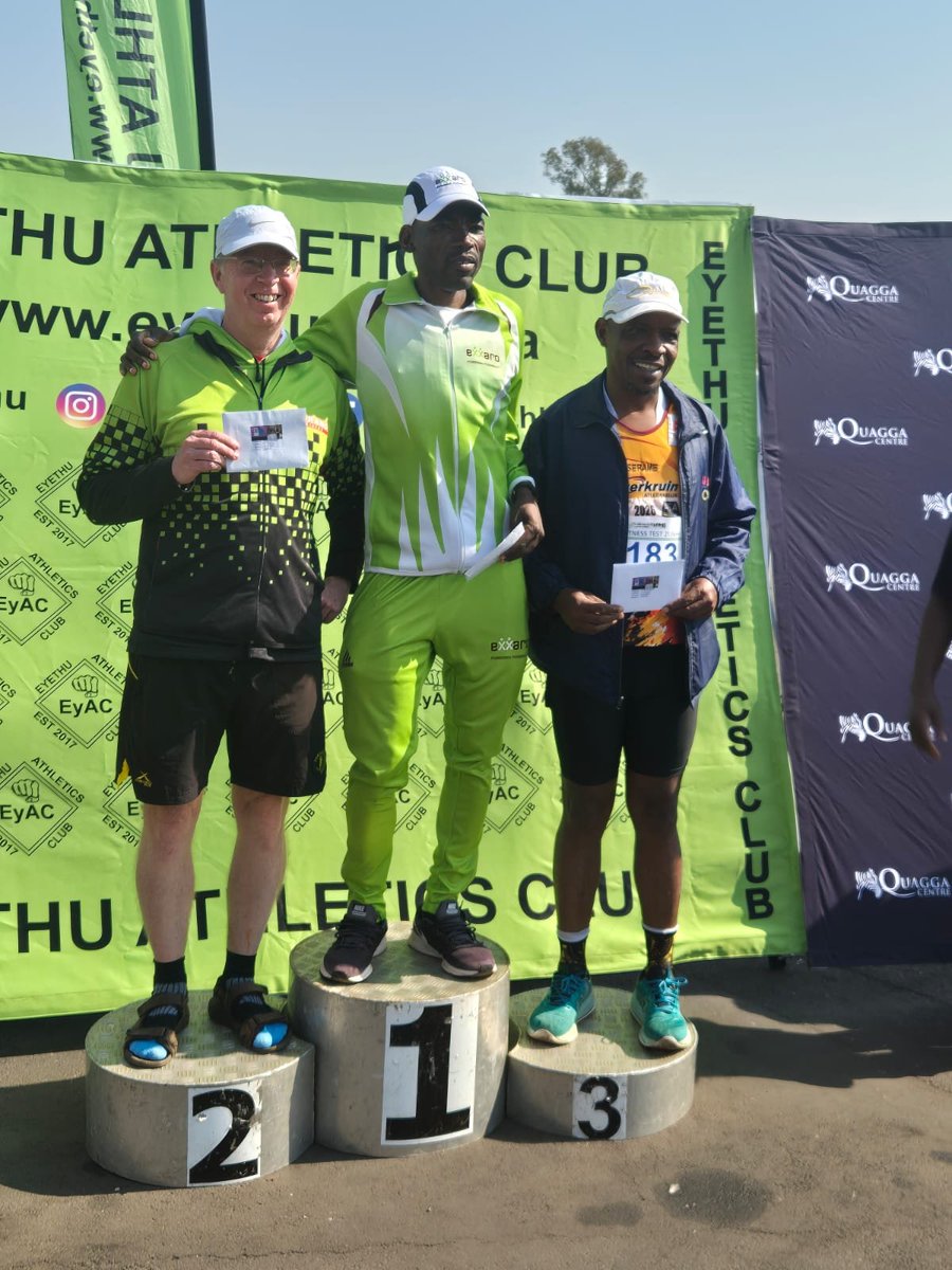 midrandstriders's tweet photo. ππ½ββοΈπ₯ **Midrand Striders making us proud at the Eyethu 21KM Fitness Challenge!** π
π₯ Carly β 1st Veteran
π₯ Sharon β 2nd Master
π₯ Me β 2nd Master
What a strong showing! πͺπ½ Congratulations, ladies! ππ½π
#MidrandStriders #Eyethu21KM #RunningCommunity https://t.co/GicicSo9GF