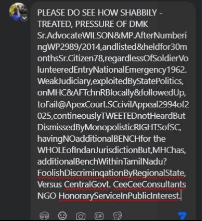 ChandranPeechu6's tweet photo. Collegium suggests candidates for only four of the 25 high courts currently lacking chief justices https://t.co/hiArU69el2 https://t.co/vuWlRP7HZC
