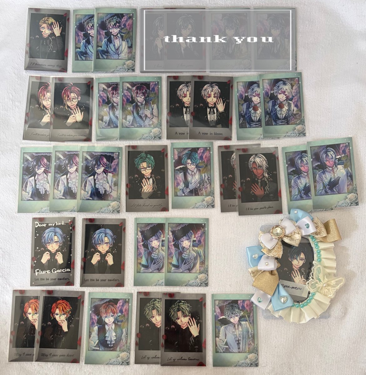 mt_mt111's tweet photo. 【交換】
あくねこ 6月の特別な時間 チェキ風カード 

譲)ロノ、フェネス、アモン、ルカス、ナック
     ミヤジ、フルーレ、テディ、ハナマル

求)同種:ハウレス
    
郵送交換となります✉️
お気軽にお声掛け下さい✿ https://t.co/oxk7LvvJbg