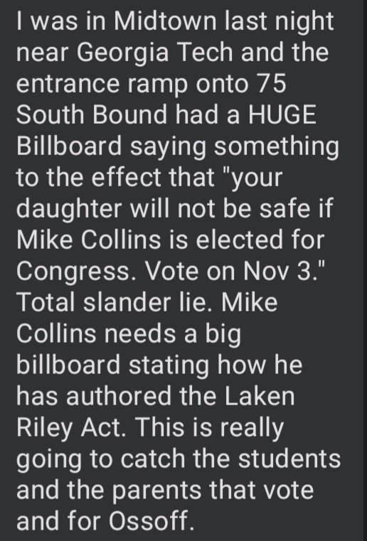 deborahjbd's tweet photo. @MikeCollinsGA  you need to check voter rolls for ga tech addresses. UGA too for not residents registered at college address. All colleges that might have non residents registered or residents voting in 2 places. https://t.co/3JK4bznDaJ
