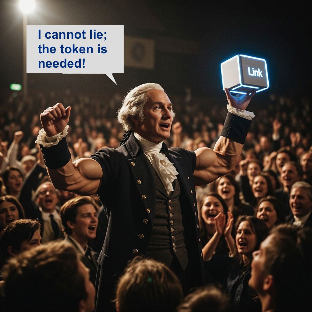 Paesan5's tweet photo. @ChainLinkGod I cannot lie; the token is needed.

#Chainlink #CRE #CCIP #SWIFT #DTCC #ETH #SOL #BNB #POR #NAV #4Ir #ACE #DataStreams https://t.co/Q3A1IQKs8y