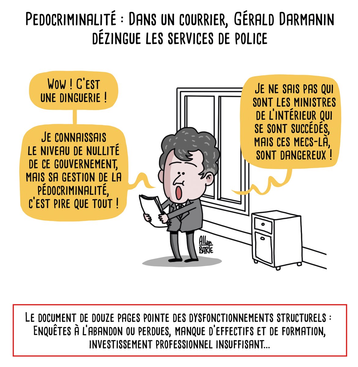 AllanBARTE's tweet photo. Il n'est pas un domaine où le bilan de la Macronie ne soit pas catastrophique.
Et pourtant, on va voir dans les mois à venir des gens comme Edouard Philippe, Gabriel Attal, Bruno Retailleau ou Gérald Darmanin faire comme s'ils n'avaient pas été les rouages essentiels de ce fiasco https://t.co/XqCqEOPEZ1