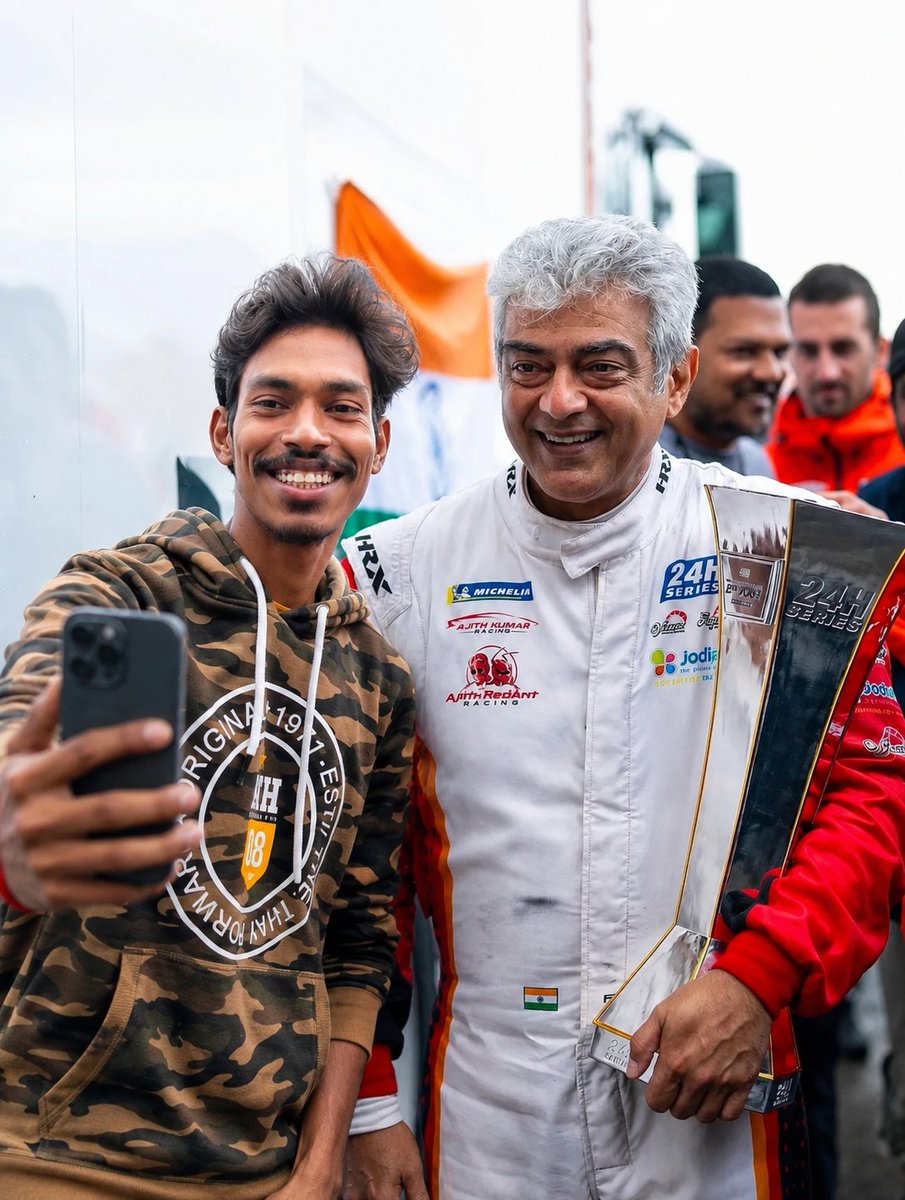 Ajithans_offl's tweet photo. My dear thala ❤️‍🔥
Not just a hero for fans, a loyal man for life 💫

#Ajithkumar #thalaajith #daredevil https://t.co/tD4t7rbYnT