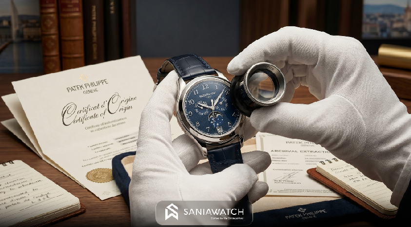 Sania_Watch's tweet photo. پتک فیلیپ Annual Calendar ماه‌های ۳۰ و ۳۱ روزه را تشخیص می‌دهد و فقط در پایان فوریه به تنظیم دستی نیاز دارد. این مکانیزم میان تقویم ساده و Perpetual Calendar قرار می‌گیرد و کاربرد روزمره را با پیچیدگی مکانیکی ترکیب می‌کند. https://t.co/0NY2l5vf7O https://t.co/PWyxbmKMqW
