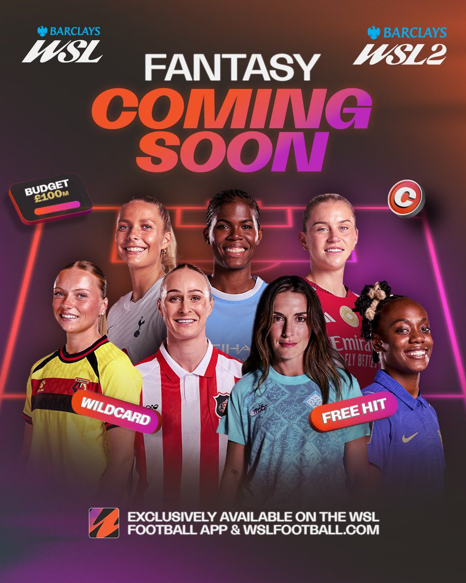 BarclaysWSL's tweet photo. The moment you've all been waiting for is nearly here 👀

Now it's time to vote for who you want to be the first-ever official player price reveal from the link below! 👇
https://t.co/nOyKET50DW https://t.co/oe5RXgIEP0