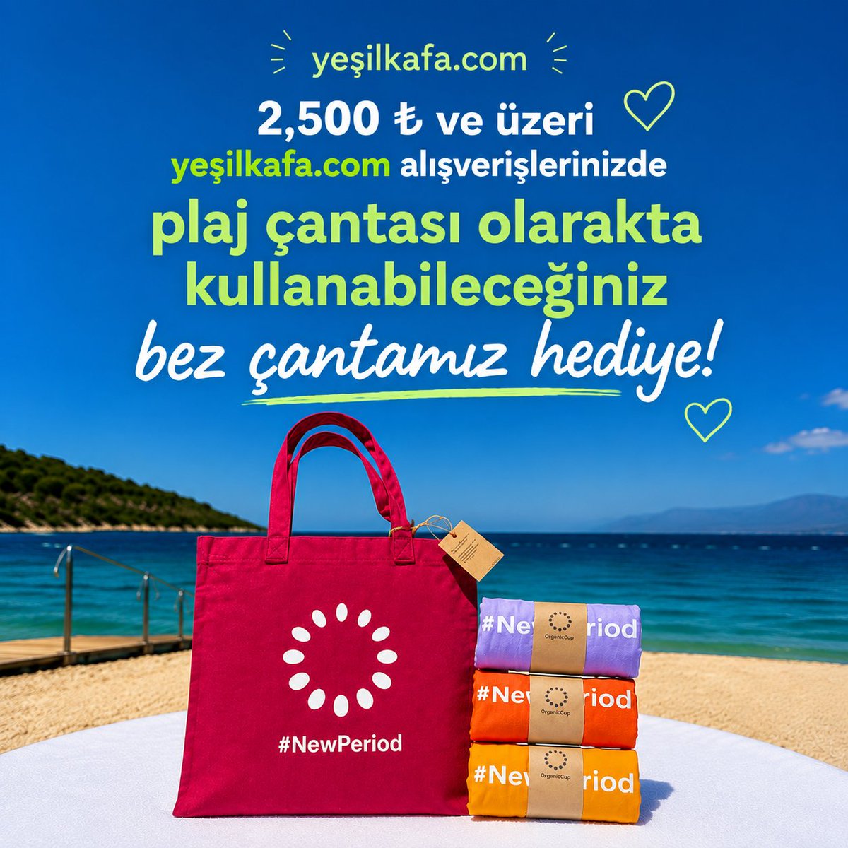 yesilkafacom's tweet photo. Hediye Çantanız, AllMatters'tan!

Reglin kesintiye uğratamadığı tatillerin mucidi AllMatters olarak şimdi 2500 TL üstü alışverişlerde #NewPeriod bez çanta hediye ediyoruz. 

https://t.co/ywFnrjm1wK https://t.co/RJs8enq0db