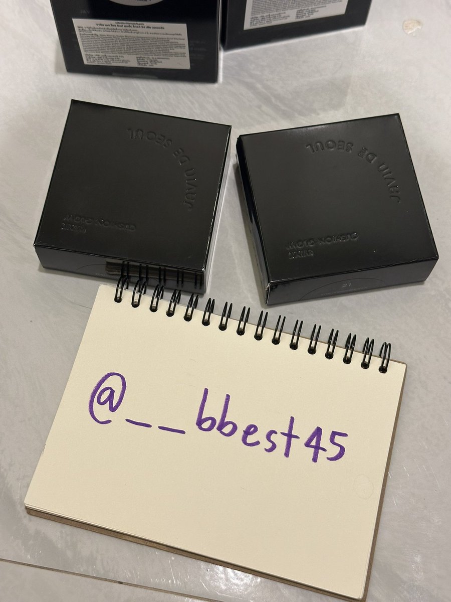 __bbest45's tweet photo. ส่งต่อ คสอ คุชชั่นจาวิน 🤎💋

มีเบอร์ 19, 21, 22, 24
สูตรโกลว์ ( 16 g )
✅ ปล่อยต่อ 350.- รวมส่ง

มือ 1 ของเเท้ไม่ผ่านการเเกะ
สนใจ dm มาเลยย
#javindeseolu #จาวินเดอโซล #คุชชั่น #ส่งต่อเครื่องสำอาง #ส่งต่อเครื่องสำอางค์ #ส่งต่อเครื่องสำอางมือสอง #ส่งต่อคสอ #เครื่องสำอางค์ https://t.co/Cfo52dEbTF