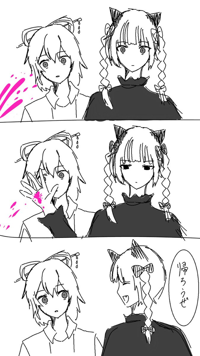t0uh0u09's tweet photo. パロ(雑絵） https://t.co/6ZzreRPxlI