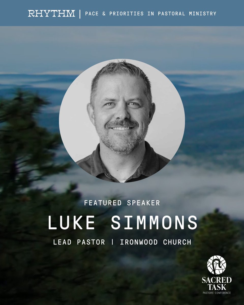 TalbotSemPhx's tweet photo. We’re looking forward to having Luke Simmons joining us for the Sacred Task conference on October 27! Register now at https://t.co/zHSwHtqtIi to save 20%. https://t.co/HAPiDrllEm