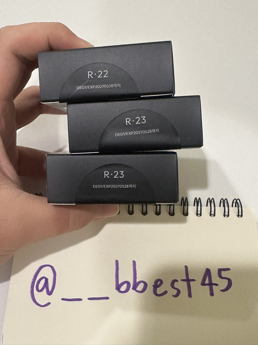 __bbest45's tweet photo. ส่งต่อ คสอ 👀🌟

รีฟิวจาวิน เหลือเบอร์ 23 อันเดียว
สูตรเเมทท์ ( 8 g )
✅ ปล่อยต่อ 120.- รวมส่ง

มือ 1 ของเเท้ไม่ผ่านการเเกะ
สนใจ dm มาเลยย
#javindeseolu #จาวินเดอโซล #คุชชั่น #ส่งต่อเครื่องสำอาง #ส่งต่อเครื่องสำอางค์ #ส่งต่อเครื่องสำอางมือสอง #ส่งต่อคสอ #เครื่องสำอางค์ https://t.co/I8FO0LnNix