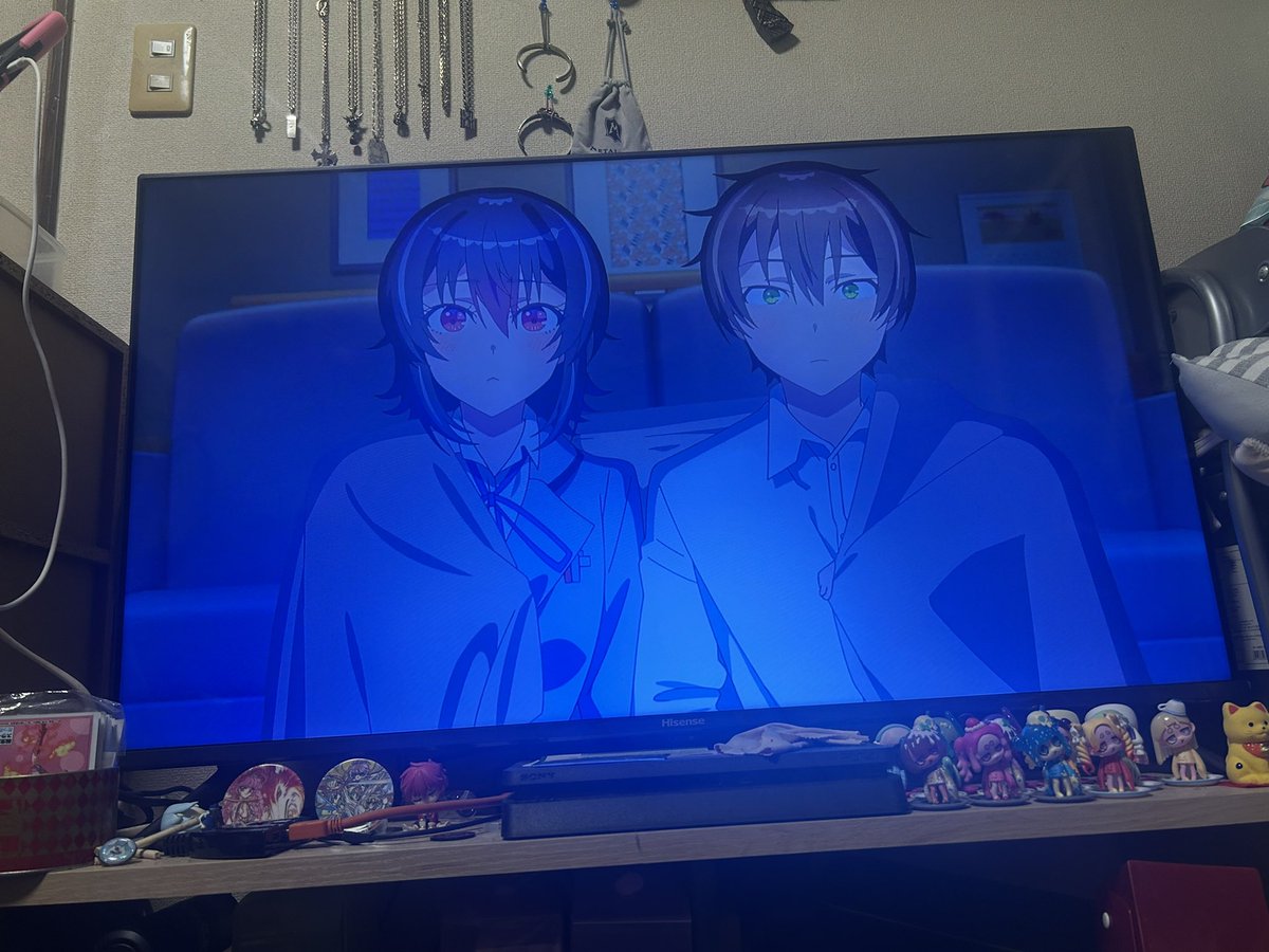san_marui's tweet photo. @aoko_miku_ たった今、「お前ら結婚しろ！」て、アニメに説教したw https://t.co/pfFVdA09Cz