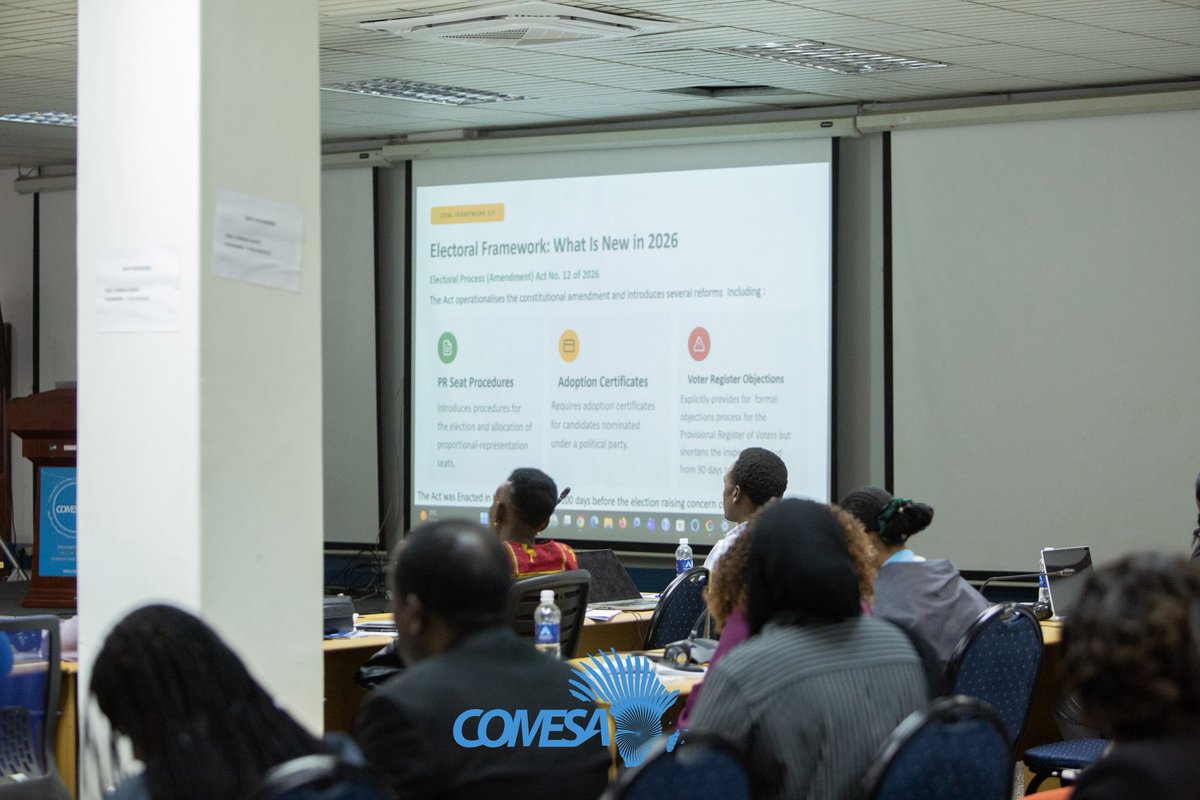 COMESA_GPS's tweet photo. The AU-COMESA Orientation has brought together over 90 observers from the continent, engaging them ahead of the elections observation including; understanding the context of Zambia and the cod of conduct in accordance w existing guiding frameworks on good governance and democracy https://t.co/BIt2tHZPTQ