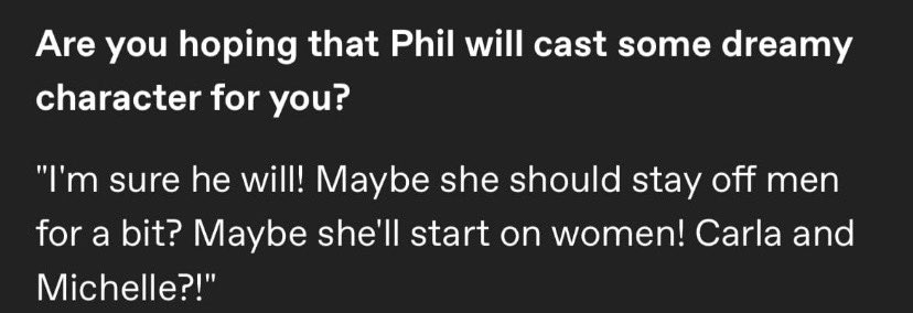 lesbianranch's tweet photo. the biggest what if 👀 https://t.co/n4ODoputUs