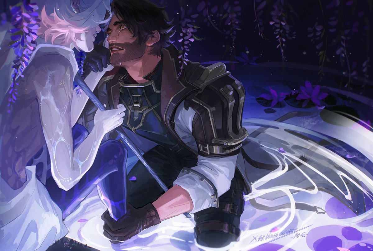 blessarevvv's tweet photo. 镜花水月
#jayvik  work for zine 1001🌙 https://t.co/Lo6E8Z6CC5