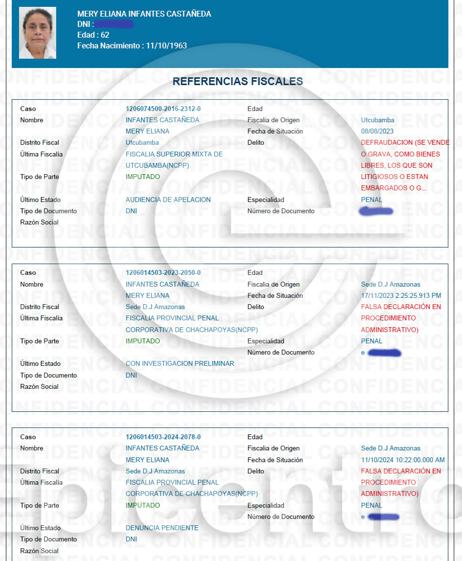 Epicentro_TV's tweet photo. #URGENTE| Diputada fujimorista Mery Infantes Castañeda, integrante de la Comisión de Ética del Congreso, ha sido investigada por los delitos de defraudación y falsa declaración en procedimiento administrativo por las fiscalías de Utcubamba y Chachapoyas, en Amazonas. La congresista debe explicar en qué punto se encuentran esos procesos.
