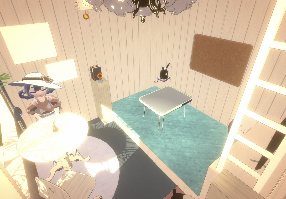 _n0va_g's tweet photo. 爽やか🥰夏っぽ🤩✨を目指して部屋作ってたけどセンスが枯れ果てたので諦めます🤷 https://t.co/FbjMUJNV5k
