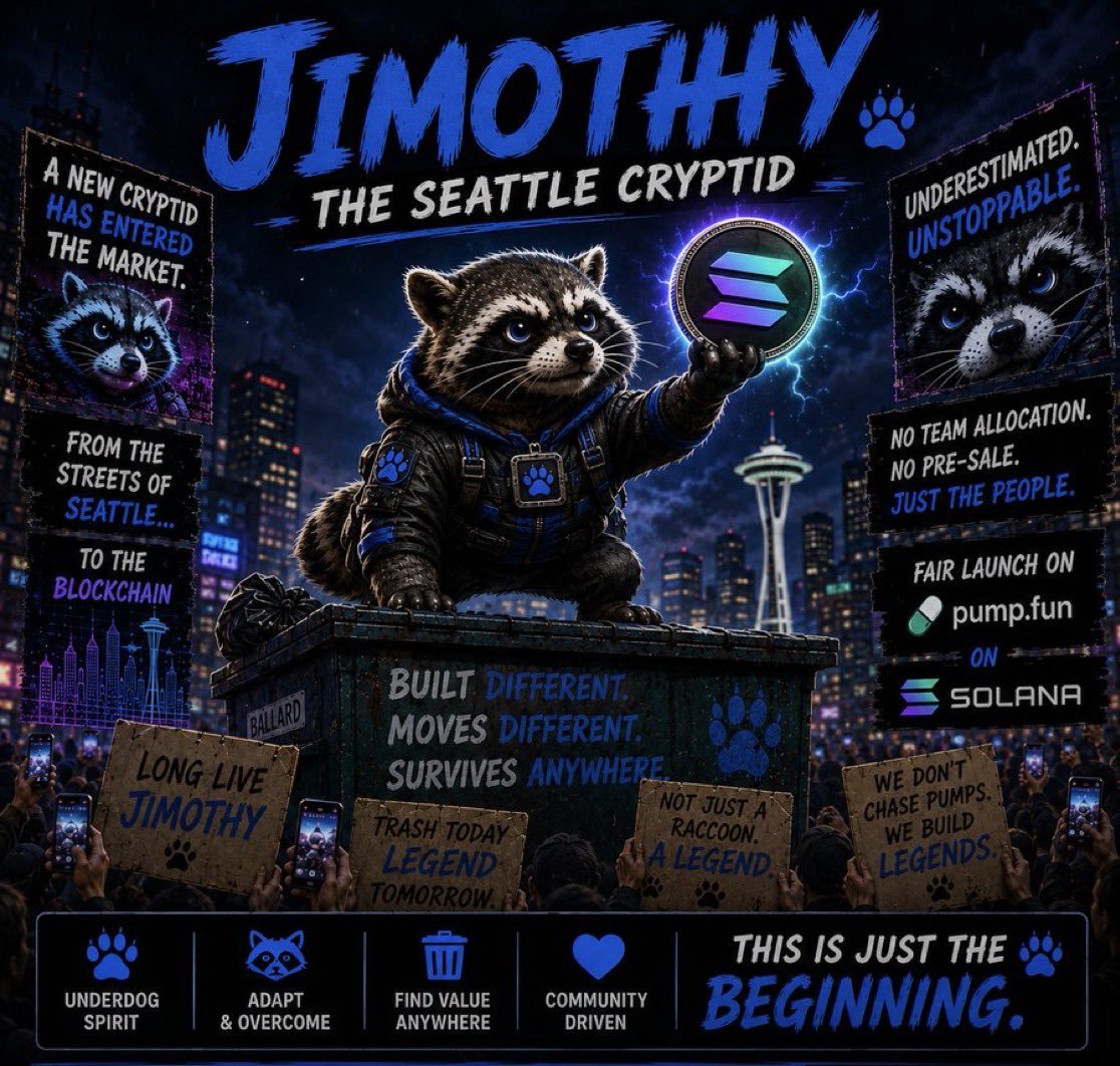 james_josh0's tweet photo. $JIMOTHY deserves more eyes on it 👀

There’s a growing community putting real energy behind this project, and the early stage makes it worth watching closely.

If you’re an investor, builder, or influencer looking for something new to research, put $JIMOTHY on your radar.

CA: "23heHsHYxfVkXWjgdSPxVDUWMFarPhuSFyeXrqFHpump"