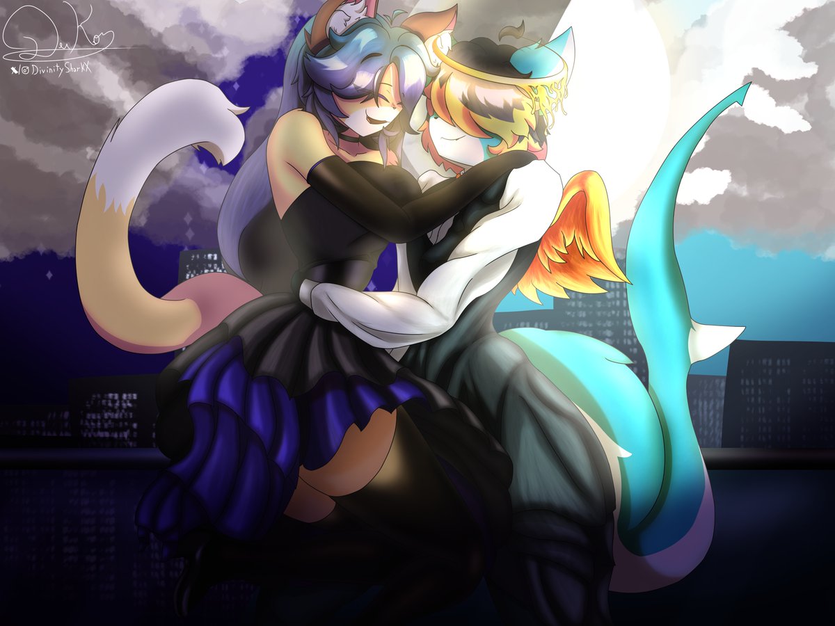 DivinitySharkX's tweet photo. 1 year with the love of my life <3 https://t.co/Y2kMrvlLBo