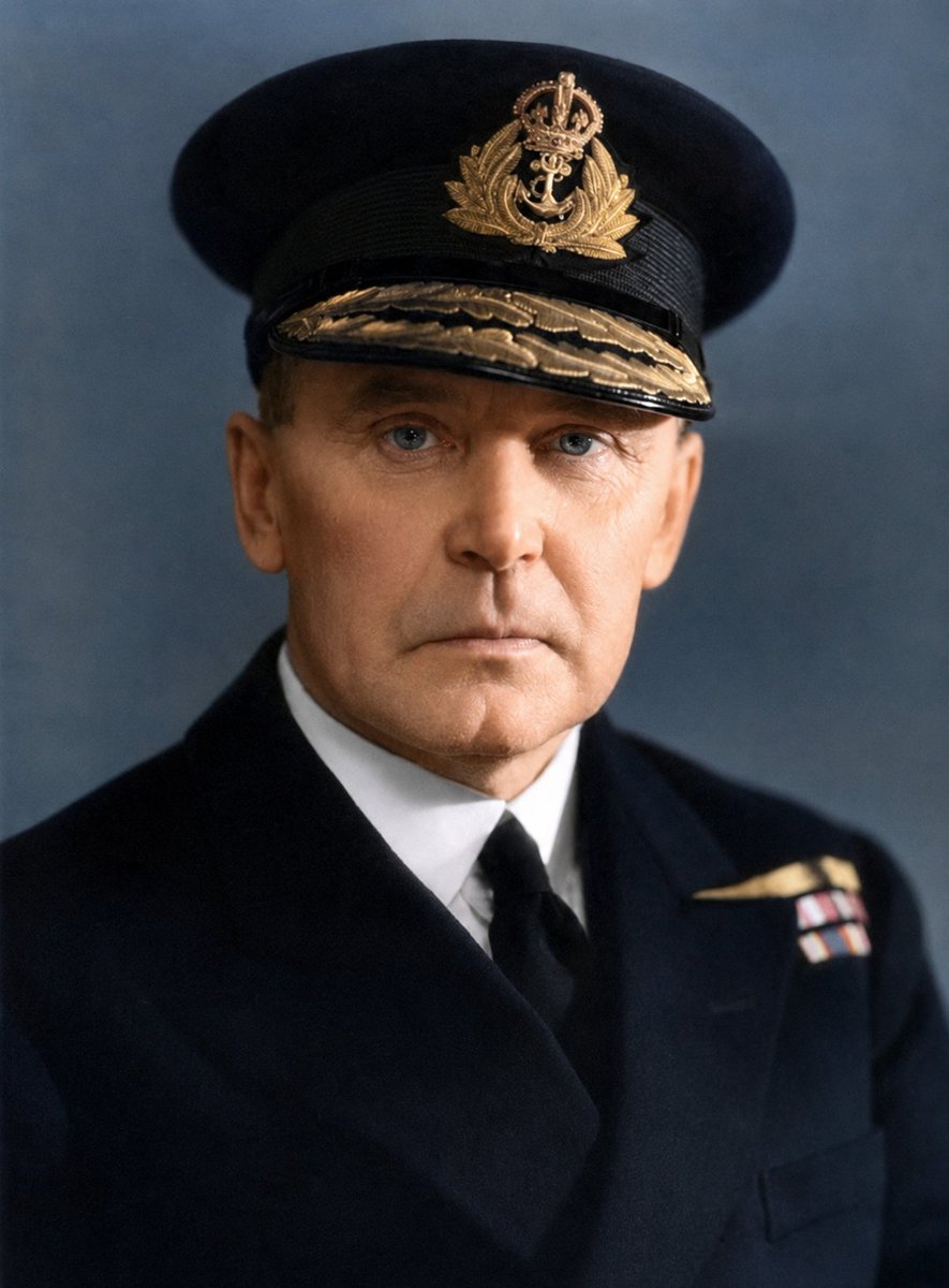 HiddenHistoryYT's tweet photo. He swore for years that airplanes could never sink a battleship. Then he sailed two of the Royal Navy's finest warships straight into enemy waters with no air cover, and 90 minutes later 840 of his men were dead. Meet Sir Tom Phillips, arguably the worst British admiral of WW2.

They called him Tom Thumb. He stood 5 foot 4 and spent most of the war behind a desk as Vice Chief of the Naval Staff. He was brilliant on paper and famous for one stubborn opinion he would not drop: aircraft were no real threat to a warship at sea. The RAF's Bomber Harris used to needle him that one day a plane would sink his ship out from under him, and as he went down he would still be insisting it was a mine.

Late 1941, Britain sends Force Z to Singapore to scare Japan. Two heavyweights. The battlecruiser HMS Repulse, and HMS Prince of Wales, a brand new battleship that had already traded shells with the Bismarck and carried Churchill across the Atlantic. The carrier meant to protect them ran aground on the way over and never arrived. Nobody waited for a replacement.

Japan invades Malaya. Phillips takes the ships out to smash the landings. Steaming out he signals the fleet, we are out looking for trouble and no doubt we shall find it. Then he makes the decision that kills them. He keeps radio silence and turns down fighter cover. A young RAF pilot had literally offered to keep six fighters circling overhead in daylight. Phillips said no. He still thought he did not need them.

December 10. Japanese torpedo bombers fly out from Indochina and find two giant ships alone under an empty sky. One early torpedo hits Prince of Wales right where her propeller shaft leaves the hull. The shaft tears itself apart, 2,400 tons of water floods in, and she loses steering and power. With the electrics gone, whole banks of her anti aircraft guns stop working. The most modern battleship in the fleet is now half blind and can barely shoot back.

Repulse dodged roughly 19 torpedoes before her luck ran out, then rolled over and sank. And here is the part that stings. It was Repulse's captain who finally broke radio silence and called for help, not the admiral. The call went out an hour late. The fighters scrambled and arrived overhead at the exact moment Prince of Wales was going under. They got there in time to watch.

Phillips did not save himself. He went down with his ship. Final tally: 840 British sailors dead, two irreplaceable capital ships on the seabed, and the whole idea that battleships ruled the ocean gone with them. Japan's cost for the entire thing was four aircraft. Churchill said he never got a more direct shock in the whole war.

The day after, a Japanese pilot named Haruki Iki flew back to the spot and dropped two wreaths of flowers into the sea for the dead of both sides. The admiral who swore planes could never sink his ships was killed by planes sinking his ship, after refusing the planes that might have saved him.