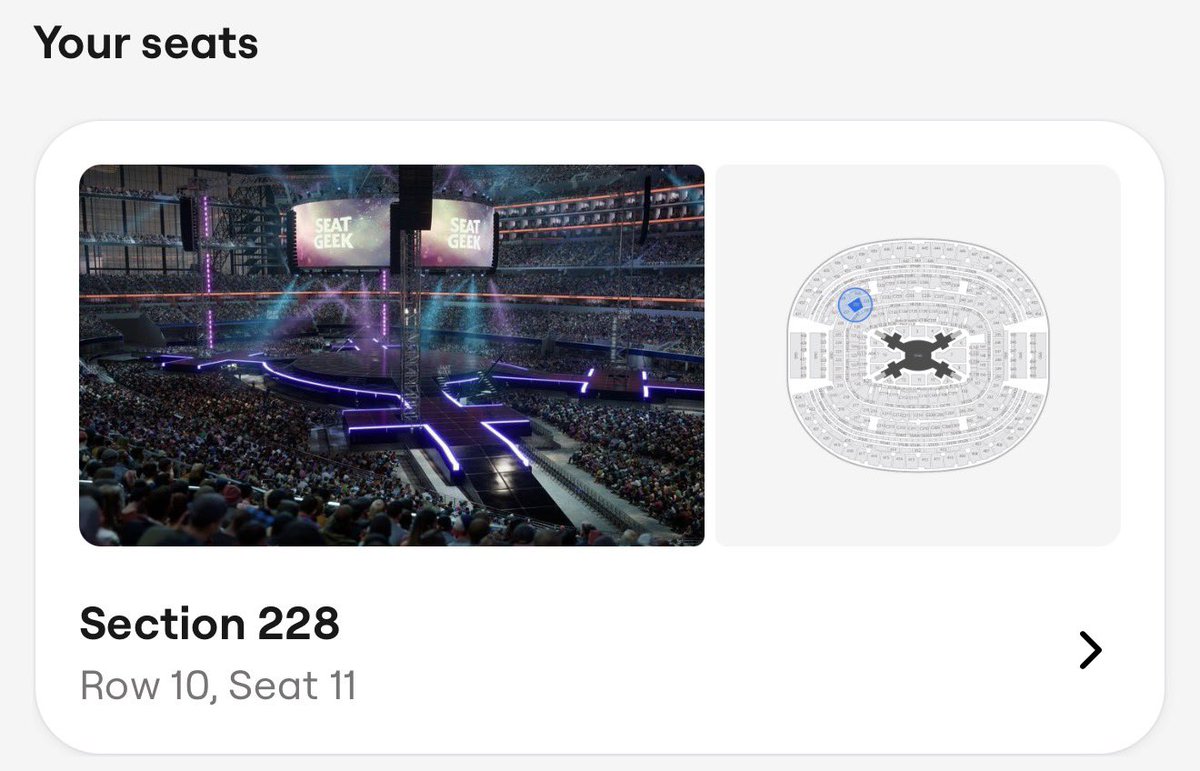 cursedfarts's tweet photo. Reviving this account. WTS BTS Arlington Saturday 8/15 (1) ticket. Paid $200 but I’m willing to go down to $150. Will send all proofs and hop on a call with you! Concert overlaps with a trip I had planned so I’m trying to get rid of it!!

Seat: Section 228 row 10, see view below https://t.co/FbksoW5GCM