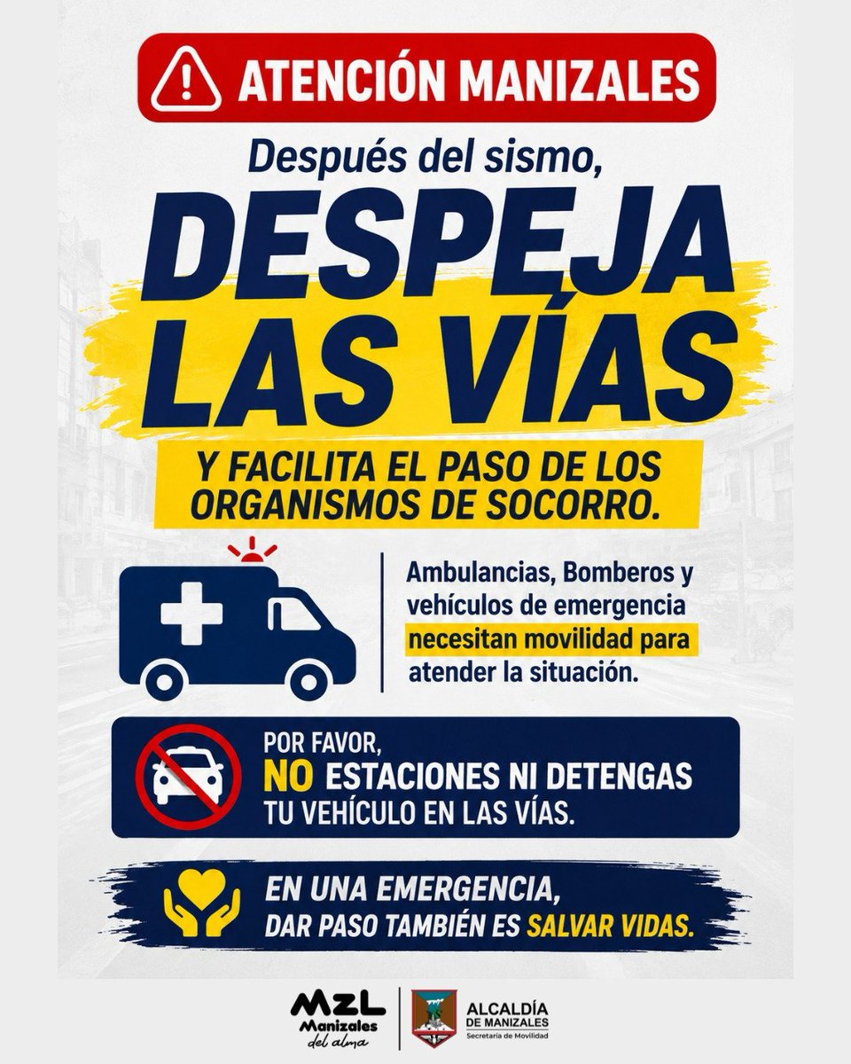 Juaneslc11's tweet photo. Por favor gente de Manizales, la secretaria de Movilidad nos pide difundir esta imagen. https://t.co/YVFoMdzg6z
