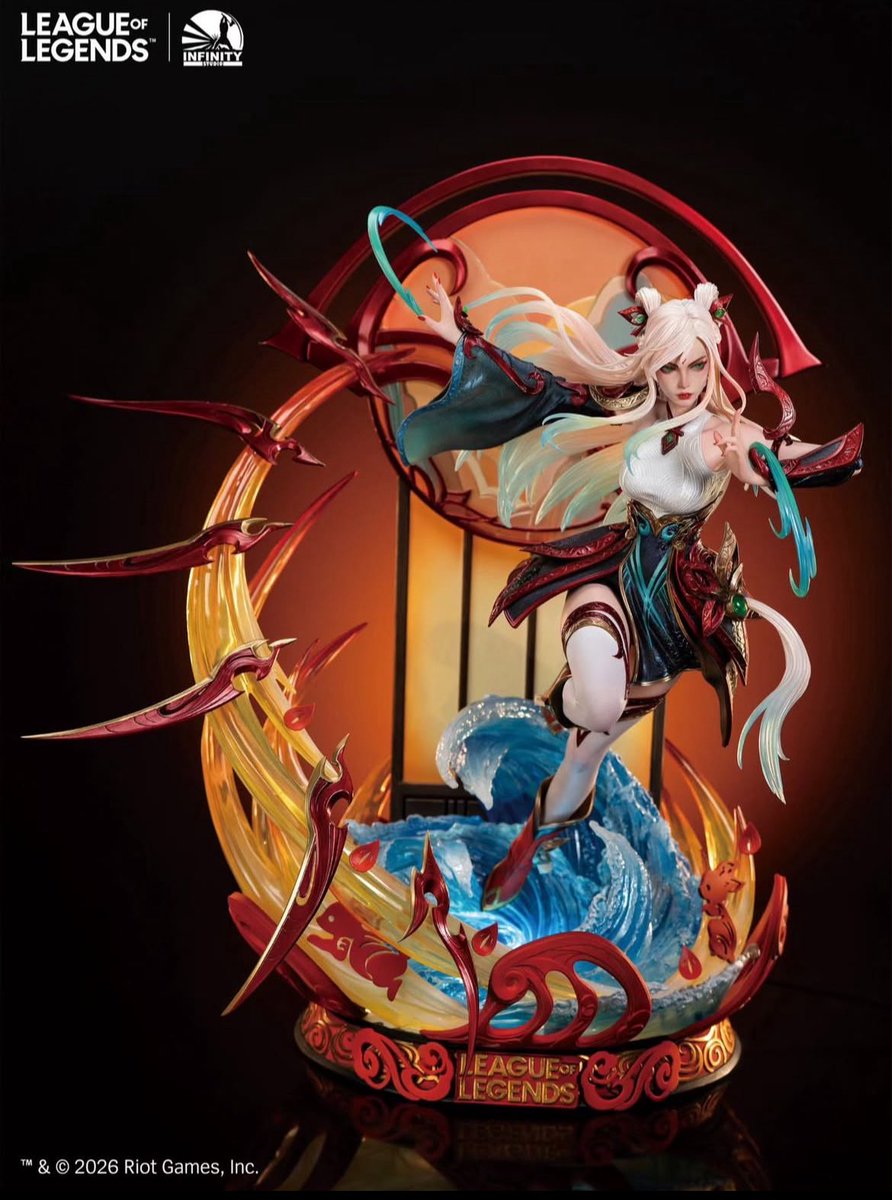 NAAAYIL's tweet photo. NEW STATUE REVEALED

Official Infinity Studio x League of Legends

Mythmaker Irelia 1/4 Statue

Price $1,100 https://t.co/FB25N9tgUS