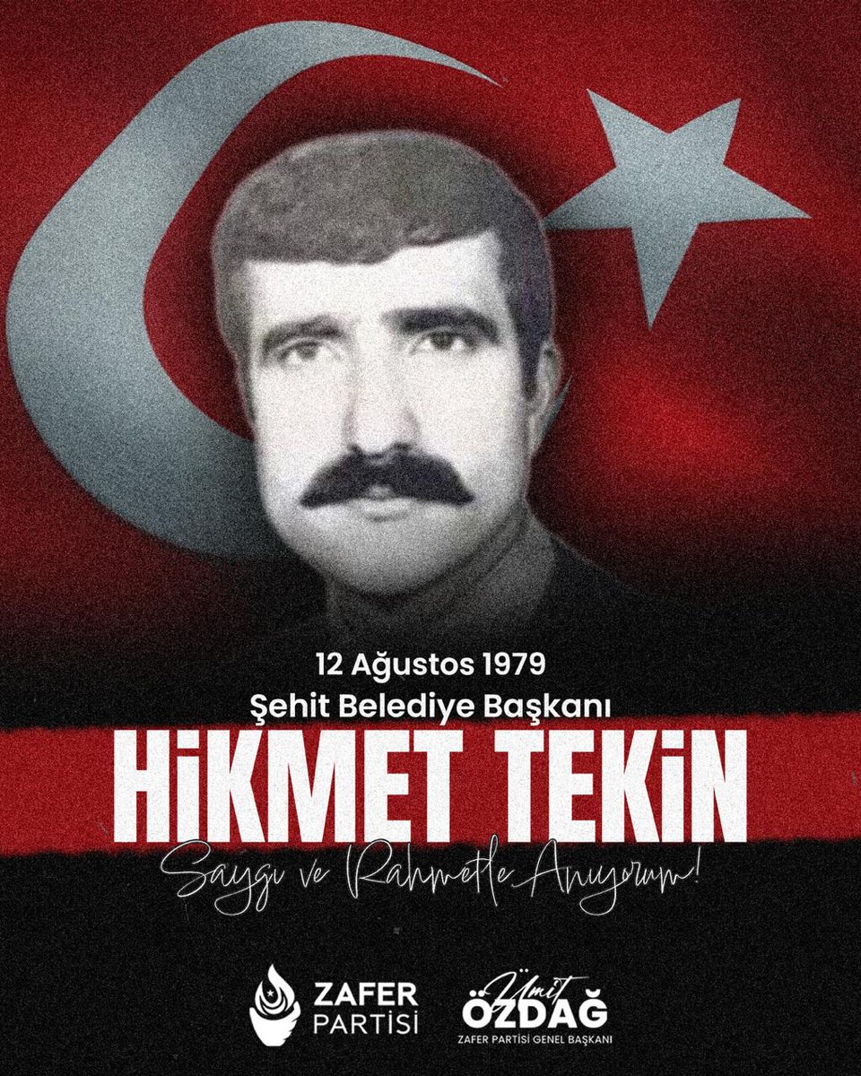 umitozdag's tweet photo. PKK'lı teröristler tarafından annesi ve kız kardeşi ile birlikte şehit edilen Bingöl Belediye Başkanı Hikmet Tekin'i şehadetinin yıl dönümünde saygı ve rahmetle anıyorum. https://t.co/4t3MrAl13G