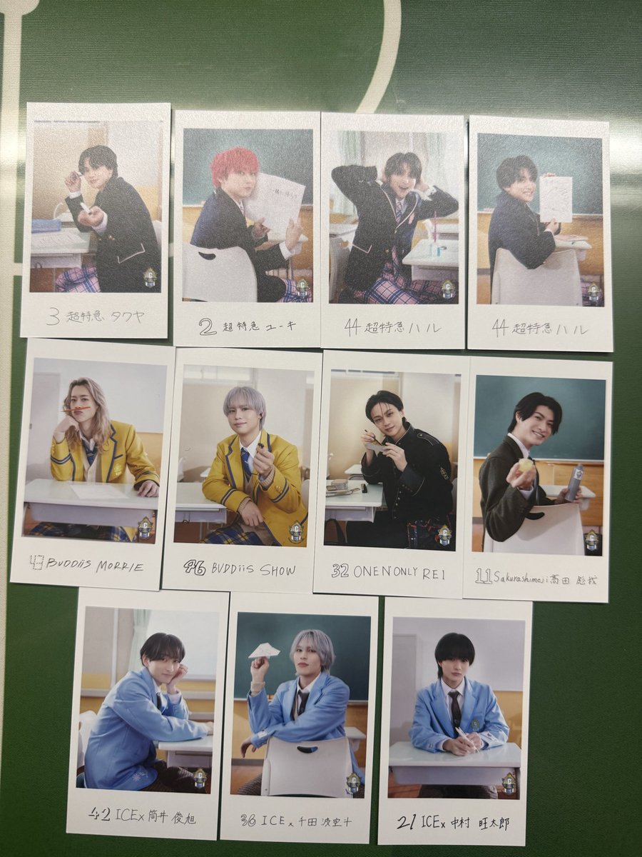 milces2313's tweet photo. 【交換】 🔄

EBiDAN THE LIVE 2026 15th Anniversary エビライ ミニフォト
隣の席セット

譲  画像参照

求 山中柔太郎(前)、マサヒロ(前)（後)(右)
     池田彪馬(全て) 

11/26超特急 東京ドーム会場、
12/13 M!LK  Aichi Sky Expo ホールA会場 手渡し
郵送も可📮 https://t.co/joDHTwSPhS